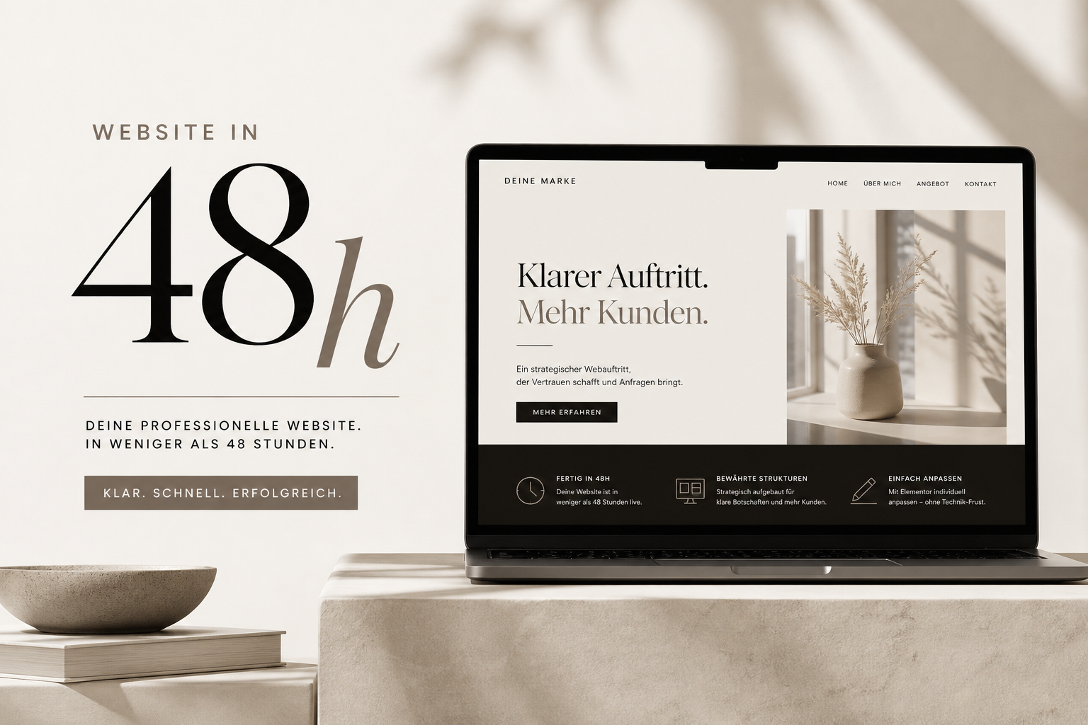 Produktbild Website in 48 Stunden System
